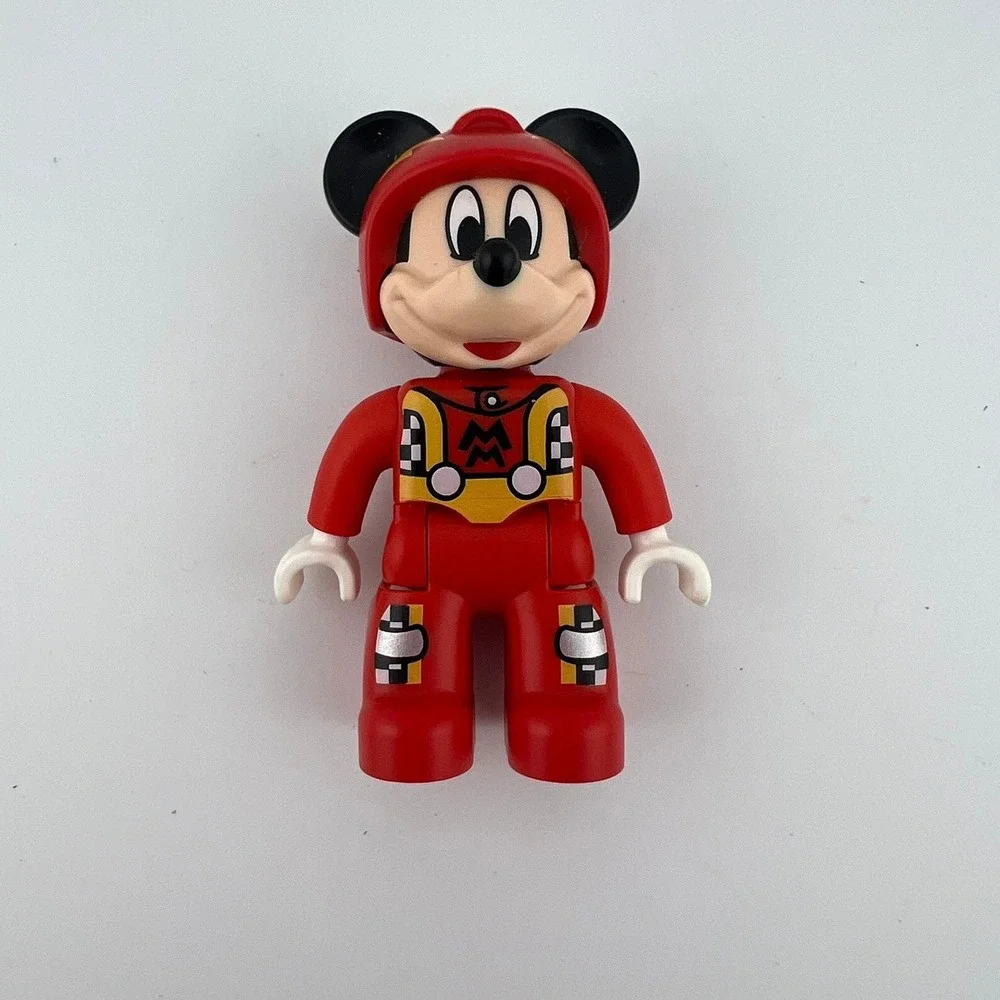 LEGO Mickey Mouse Figure Red Suit Racer Disney Character Toy Replacement